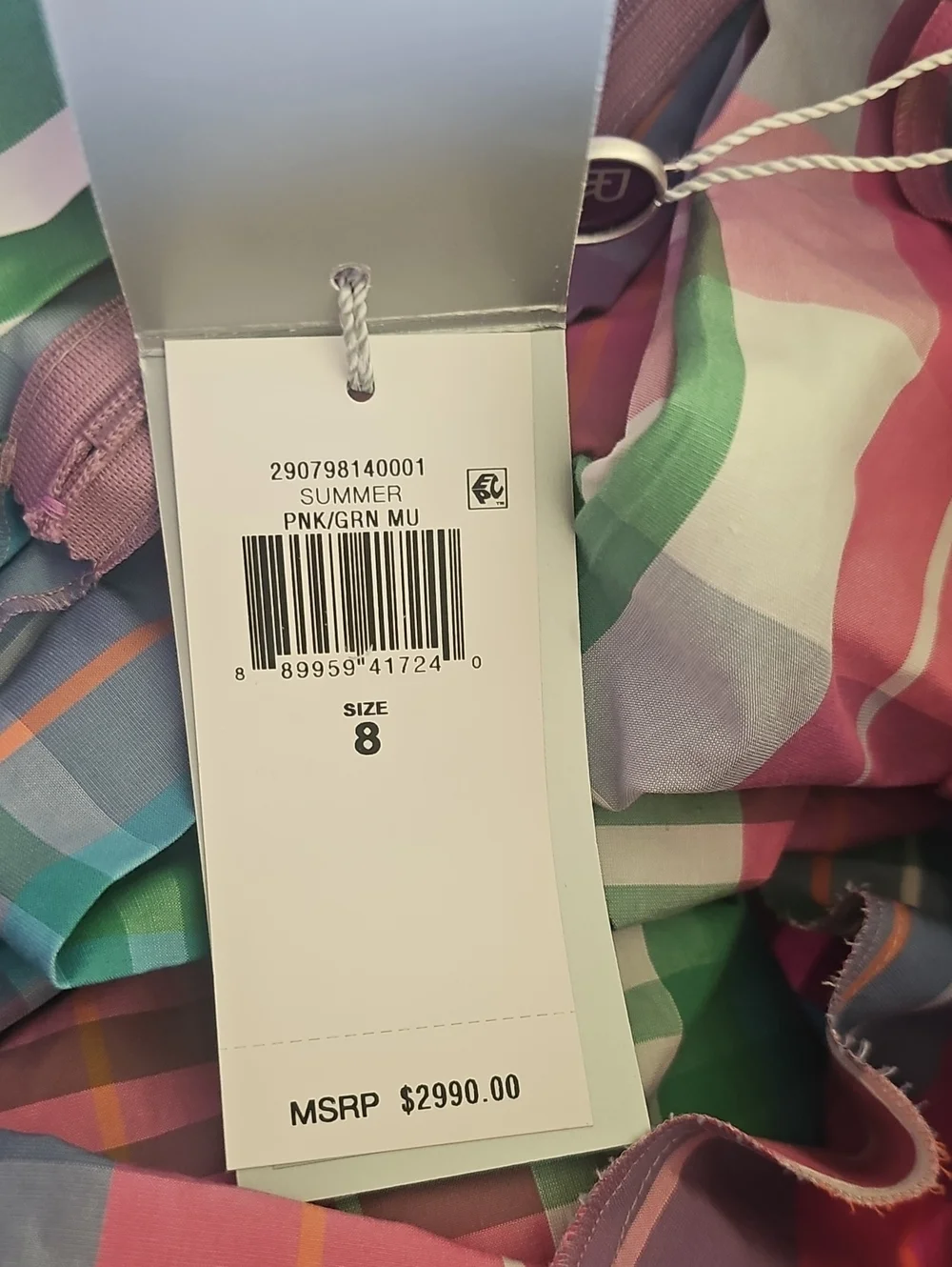 Ralph Lauren Purple Label Madras Plaid Maxi Skirt - Picture 7 of 8